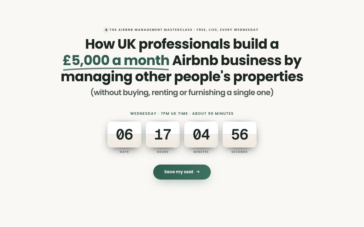 Registration page preview