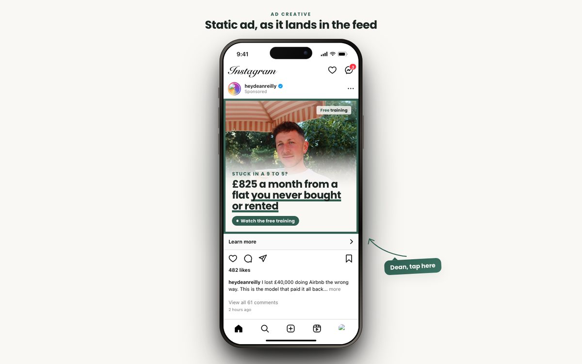 Static ad preview